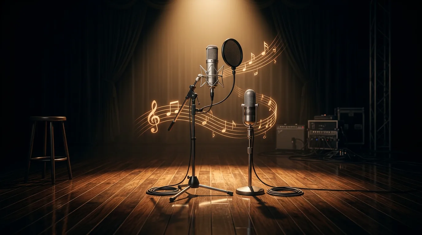 Gesang lernen – Stimme, Mikrofon, Vocal-Training